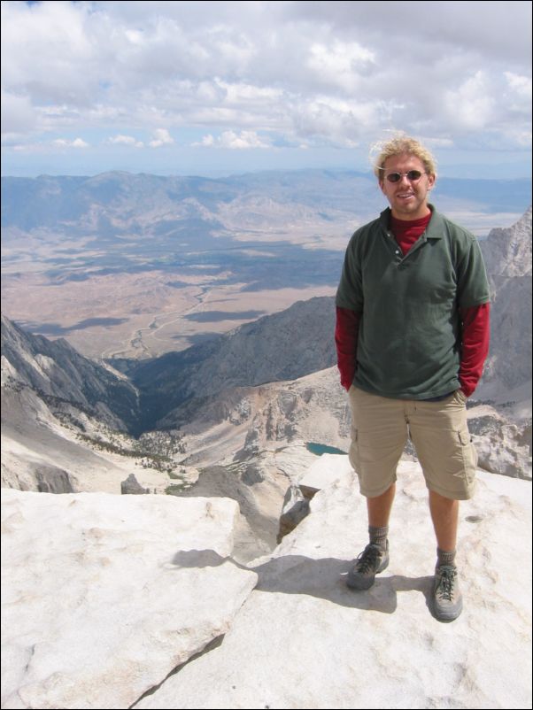 24 Henrich on summit of Mt Whitney